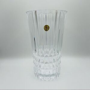 Vintage JG Durand Crystal Cut Tall Vase